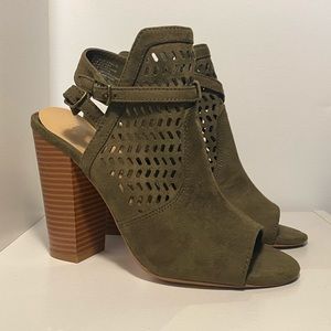 Olive green heels